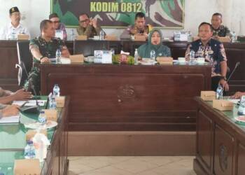 Kodim Lamongan dan Dinas Terkait Rakor Kesiapan Pembukaan TMMD 2024
