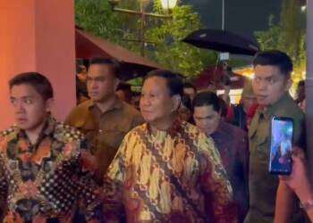 Prabowo dan Relawan Hadiri Tasyakuran Sambut Tahun Naga Kayu di Pantjoran PIK.