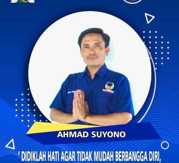 Sang Dewan Nasdem ‘Sobo Warung’, Ahmad Suyono Raih Kursi Lagi di Legislatif