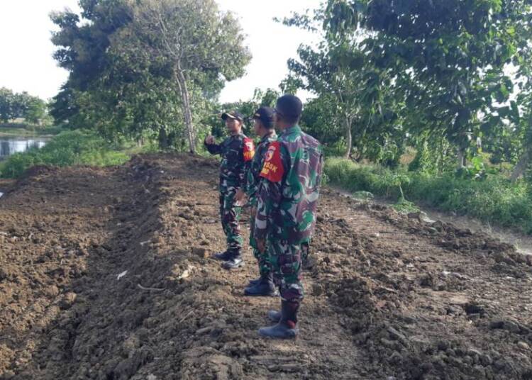 Satgas TMMD 119 Kodim Lamongan Sulap Tempat Pembuangan Sampah Jadi Lahan Produktif