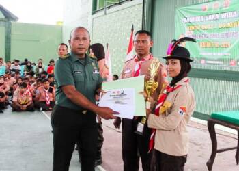 Saka Wira Kartika Koramil 01/Bojonegoro, Juara I Lomba Kreasi Baris-Berbaris