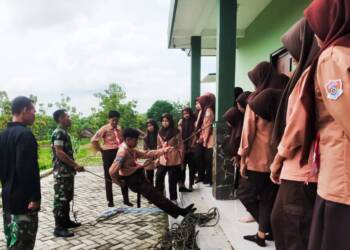Saka Wira Kartika Posramil Margomulyo Bojonegoro Dibekali Survival dan Mountaineering
