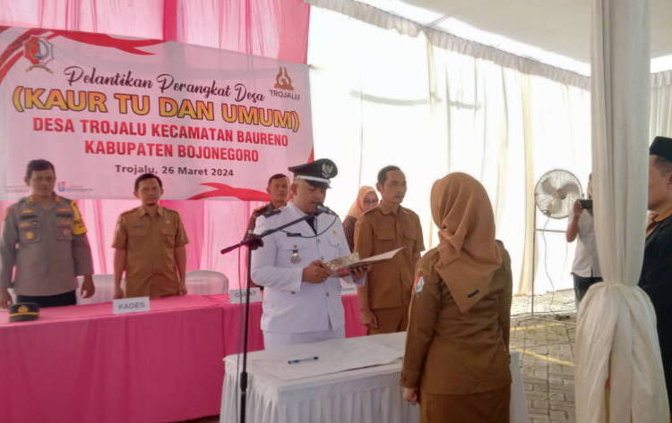 Nanda Ayu Dilantik, Kades Trojalu: Jangan Berada di Zona Nyaman