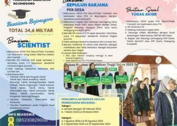 Beasiswa 10 Sarjana Perdesa dari Pemkab Bojonegoro Bermanfaat Bagi Warga Kurang Mampu
