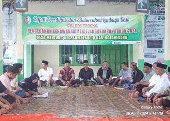 Pemdes Mejuwet Bojonegoro Gelar Rakor Plus Bukber