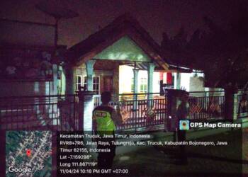 Polres Bojonegoro Patroli Rumah Kosong Saat Mudik Lebaran