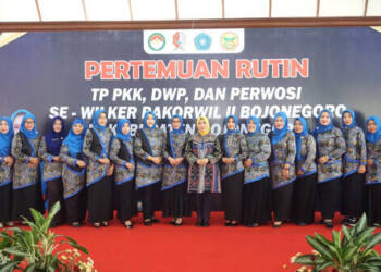 Kader PKK, DWP dan Perwosi se Bakorwil Bojonegoro Bertemu, Bahas Pengembangan UMKM