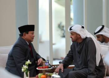 Menhan Prabowo Kunjungi Presiden MBZ di UEA, Bahas Soal Ini 