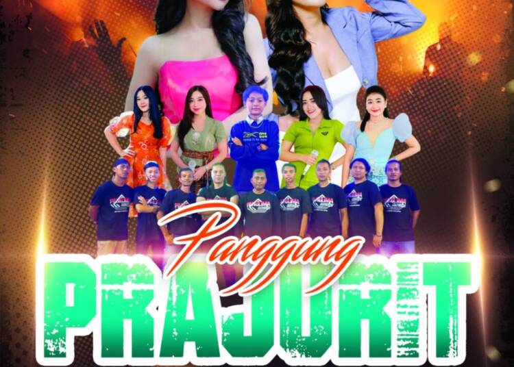 Penutupan TMMD 120 Kodim Bojonegoro Menggelar Panggung Prajurit Dimeriahkan Artis Jawa Timur