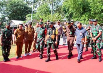Tim Wasev Mabes AD Kunjungi Lokasi TMMD 120 Kodim Bojonegoro