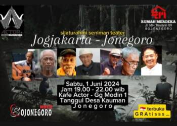 Seniman Teater Jogja – Jonegoro Bersilaturrahmi