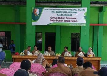 Bedo Deso Tetep Rukun, Kasun se Kecamatan Kepohbaru Gelar Konferensi di Bumirejo.