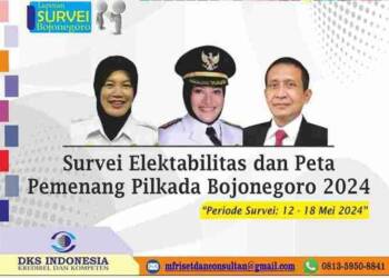 Ini Kandidat Bacabup Bojonegoro Terkuat Menurut Lembaga Survei DKSI