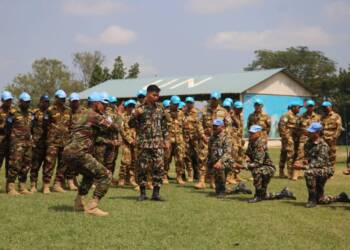Pasukan Garuda Latih Tentara Kongo