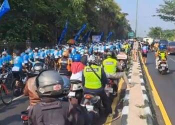 HUT Bhayangkara ke-78, Polresta Sidoarjo Amankan Tour de Panderman 2024