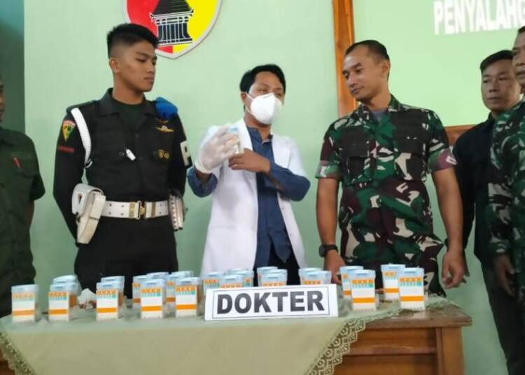 Cegah Peredaran Narkoba, Anggota Kodim Lamongan di Tes Urine