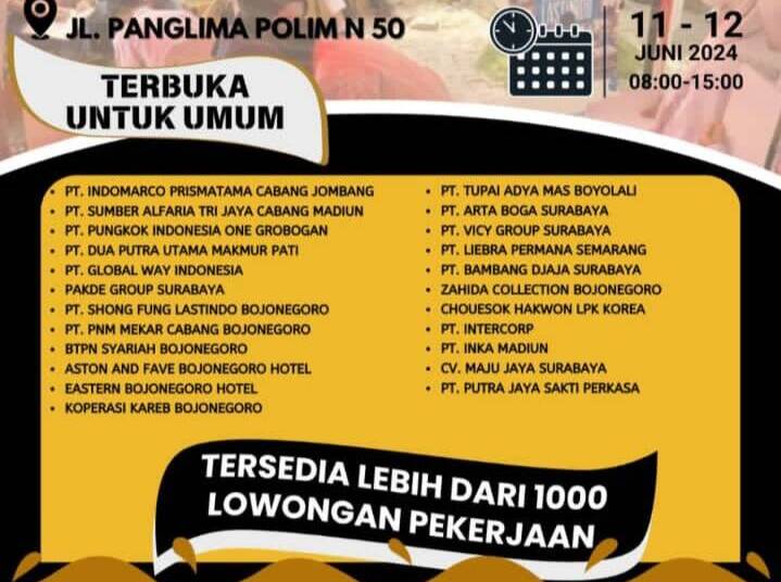 Buka Peluang Karir, SMKN 1 Bojonegoro Gelar Job and Edu Fair 2024