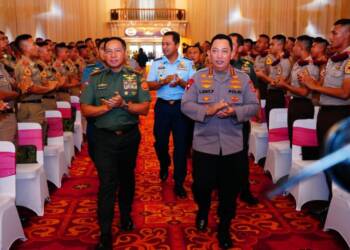 Panglima TNI dan Kapolri Beri Bekal Capaja TNI-Polri 2024