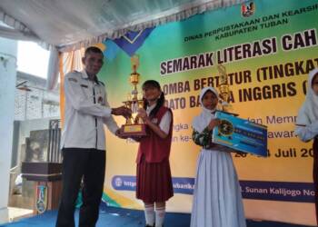 Dispersip Tuban Gelar Lomba Bertutur Jenjang SD/MI, Ini Juaranya