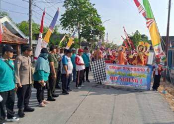 HUT ke 79 RI, Pemdes Sedeng Bojonegoro Gelar Jalan Sehat dan Lomba Karaoke Antar RT