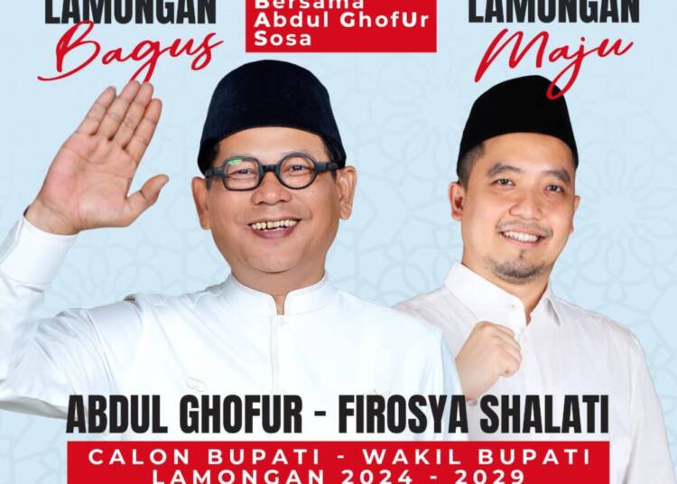 Ghofur – Sosa Resmi Diusung PKB di Pilkada Lamongan 2024