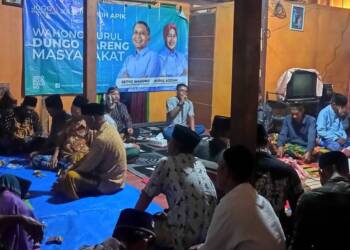 Relawan Wahono-Nurul dan Masyarakat Kedungprimpen Gelar Dungo Bareng