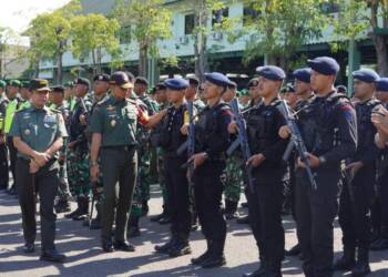 Danrem 084 Pimpin Apel Gelar Pasukan Pengamanan VVIP Rencana Kunker Wapres RI