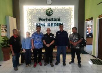 Bakorda FKBN Kediri Raya Bersilaturahmi ke Perhutani KPH Kediri, Ini Tujuannya