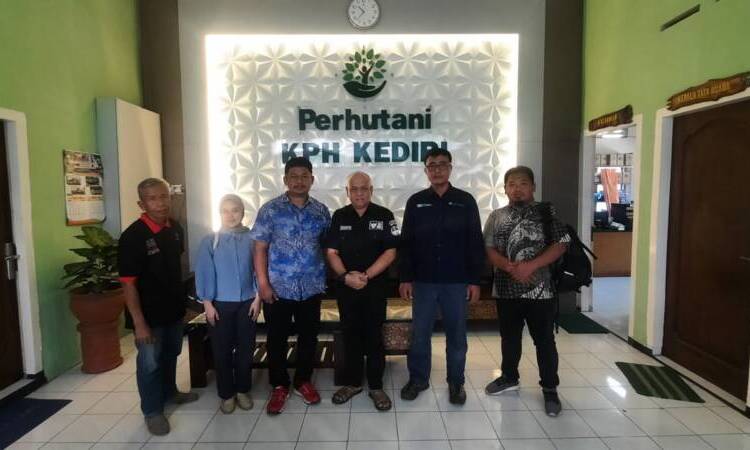 Bakorda FKBN Kediri Raya Bersilaturahmi ke Perhutani KPH Kediri, Ini Tujuannya