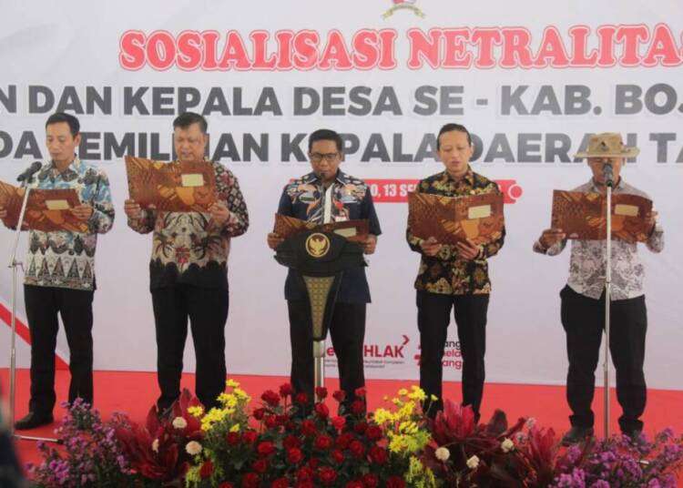 ASN dan Kades di Bojonegoro Berkomitmen Jaga Netralitas di Pilkada 2024