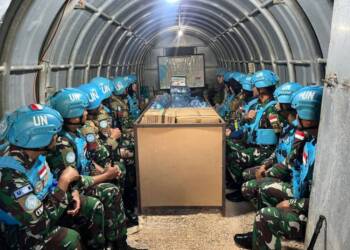 Ditengah Konflik Libanon Selatan, Satgas Yonmek TNI Konga XXIII-R Unifil Tetap Rayakan HUT ke-79 TNI