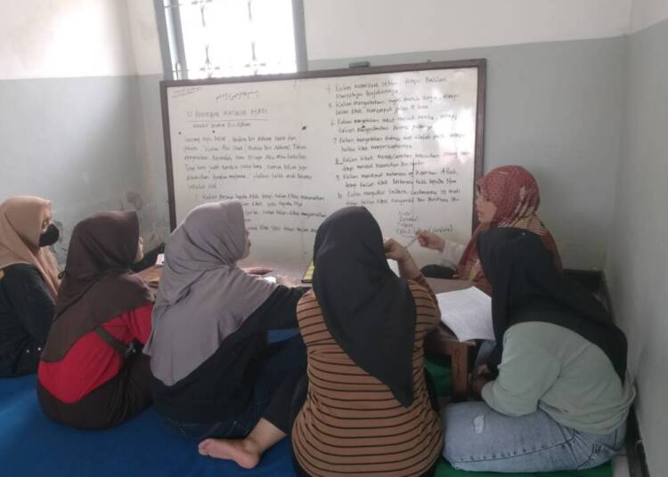 WBP Wanita Lapas Lamongan Rutin Ikuti Pengajian Ilmu Agama Islam