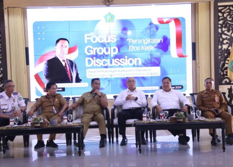 Pjs. Bupati Sidoarjo Buka Kegiatan FGD Peningkatan Etos Kerja