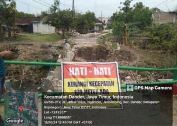 Proyek Jembatan di Bojonegoro Nilai Milyaran Rupiah Mangkrak, Dinas Terkait Diminta Tegas