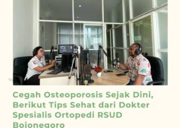 Ini Tips Sehat Dokter Spesialis Ortopedi RSUD Bojonegoro