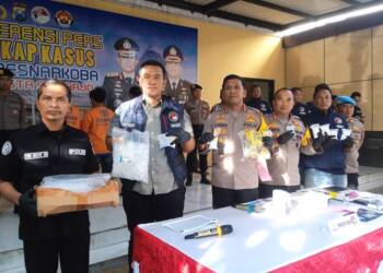 Polresta Sidoarjo Tangkap 4 Bandar Narkoba