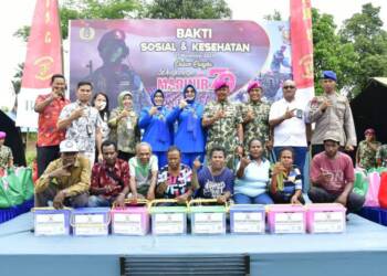 Sambut HUT Ke-79 Korps Marinir, Pasmar 3 Gelar Bakti Sosial