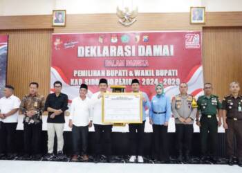 Polresta Sidoarjo Deklarasi Damai, Wujudkan Pilkada 2024 Kondusif