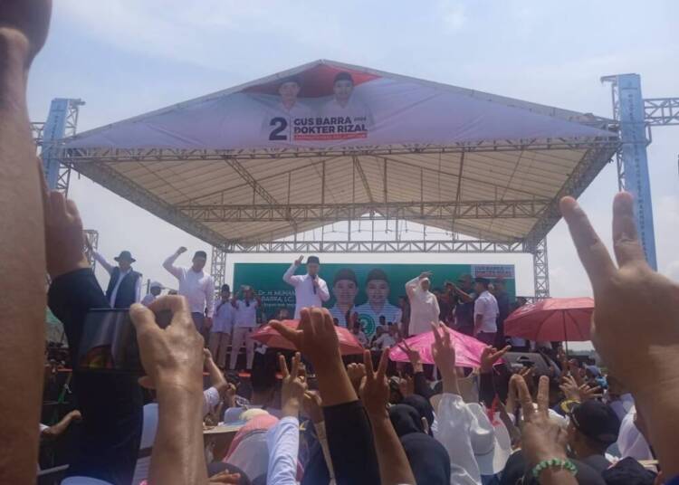 Kampanye Akbar Mubarok Ajak Masyarakat Coblos Paslon 02