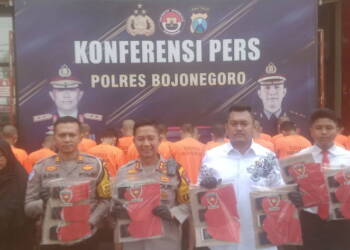 Polres Bojonegoro Tangkap 20 Pelaku Judol