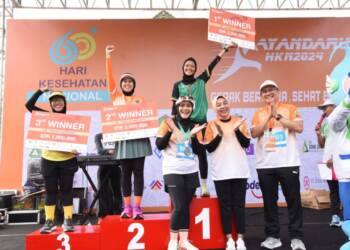 Semarak JayandaRun Peringatan HKN 2024 di Alun-Alun Sidoarjo