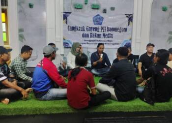 Jelang Tutup Tahun, PJI Bojonegoro Nyangkruk Bareng Kuatkan Sinergi