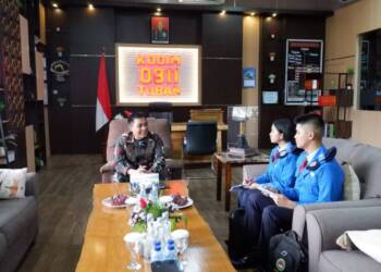Siswa SMA Taruna Nusantara Audiensi dengan Dandim 0811 dan Bupati Tuban