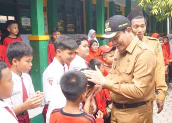 Gercep! Plt Bupati Sidoarjo Tinjau SDN Sidodadi Rusak Akibat Hujan Deras