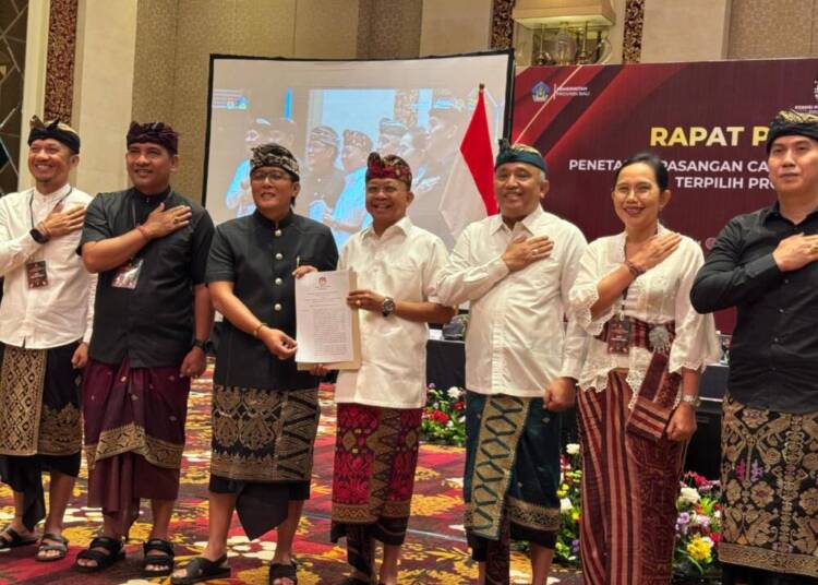KPU Bali Tetapkan Koster-Giri Sebagai Pemenang Pilkada Bali