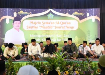 Plt Bupati Sidoarjo Berterimakasih ke Jamaah Dzikrul Ghofilin