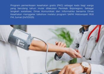 Pemkab Bojonegoro Sosialisasi PKG, Cegah Penyakit Sejak Dini