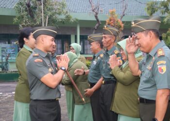 Kodim Lamongan Gelar Sertijab Perwira Staf dan Danramil