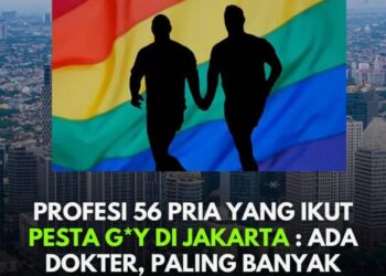 Pesta Seks Gay di Jaksel, 56 Pria Diamankan Polisi