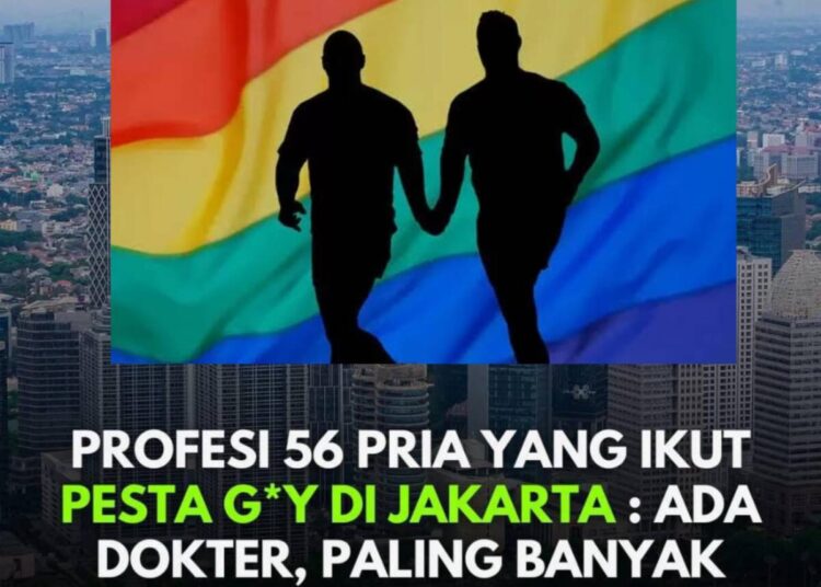 Pesta Seks Gay di Jaksel, 56 Pria Diamankan Polisi